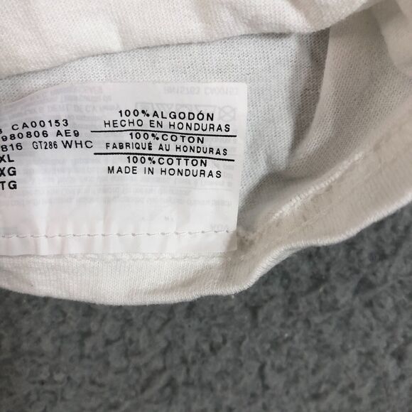 Florida State Seminoles Shirt Adult 2XL XXL White Red Football Russell Mens NCAA - Picture 6 of 9